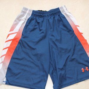 BOYS Under Armour Loose Color Block Shorts SIZE MD